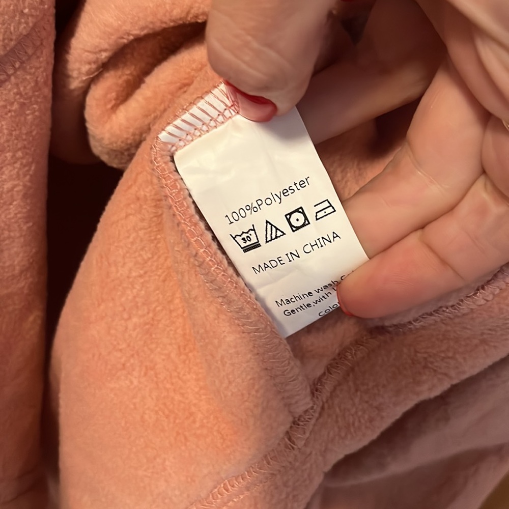 Pink Cord-Trim Flap-Pocket Button-Up Jacket - Picture 6 of 6